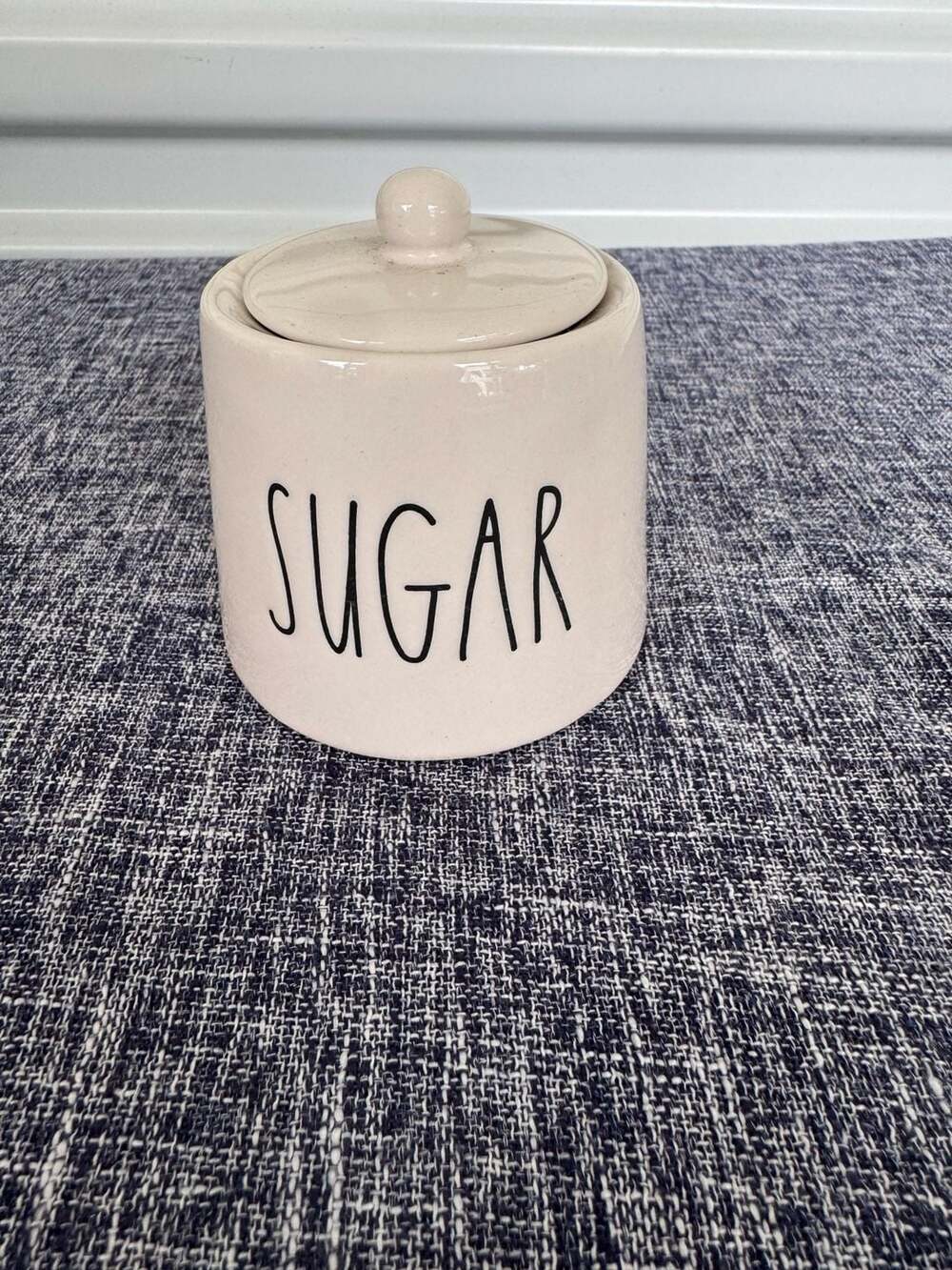Rae Dunn Sugar Canister Jar Ceramic